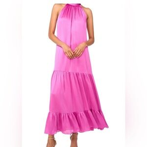 Vince Camuto Bright Pink Maxi Dress